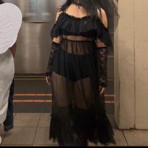 Fashion Nova Black Lace Dress